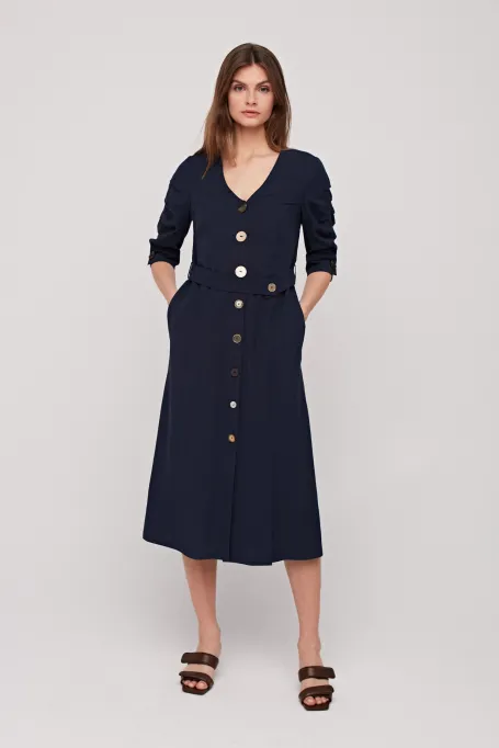 Šaty s výstřihem do V