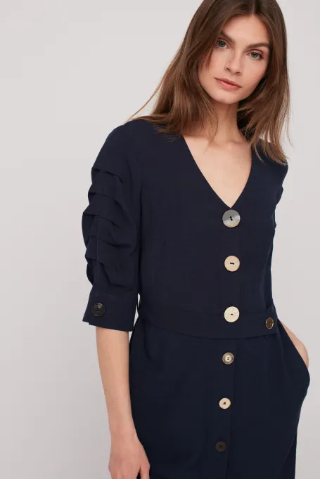 Šaty s výstřihem do V