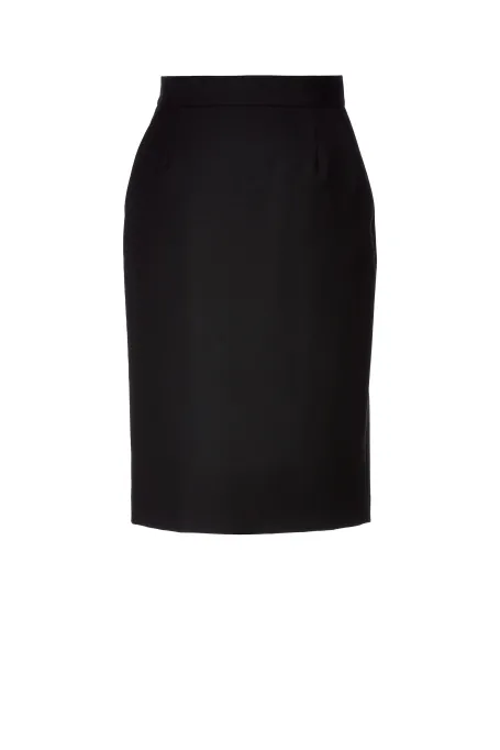 Černá sukně Karin k obleku z panenské vlny