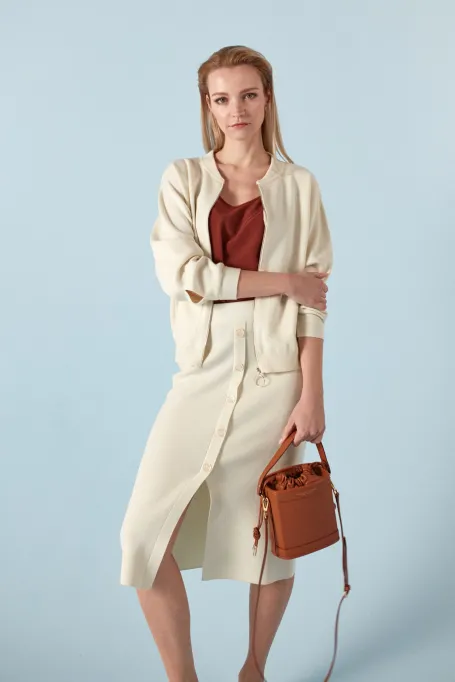 Vlněná sukně merino