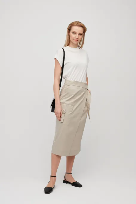 Cargo midi sukně