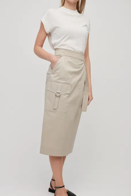 Cargo midi sukně