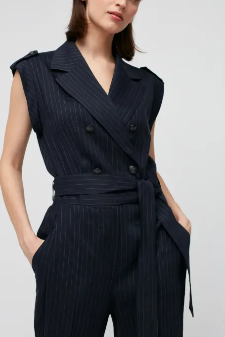 Námořnický overal s lnem