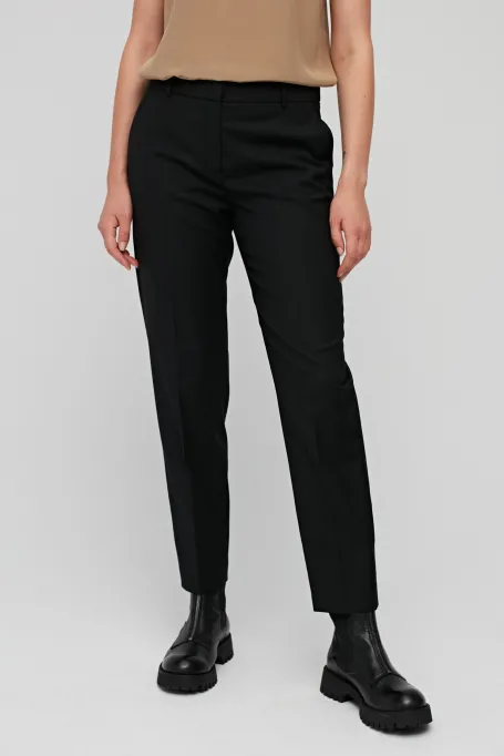 Námořnické modré oblekové kalhoty