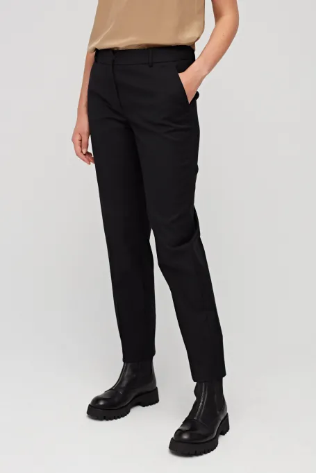 Námořnické modré oblekové kalhoty