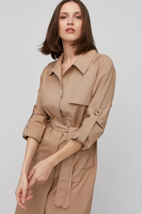 Košilové šaty z bavlny