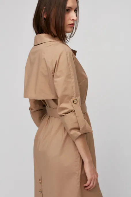 Košilové šaty z bavlny