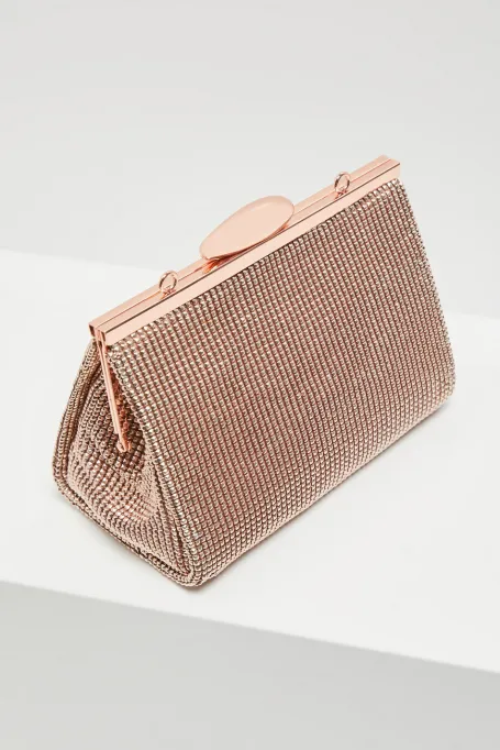 Mini kabelka ve zlaté barvě