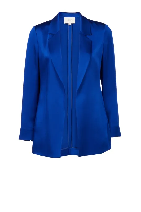 Nezapínané sako k šatům