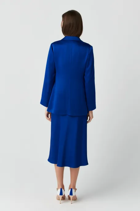 Nezapínané sako k šatům