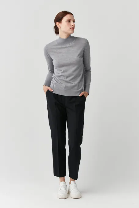 Roláková blůzka z merino vlny Julia Roláková blůzka z merino vlny Julia