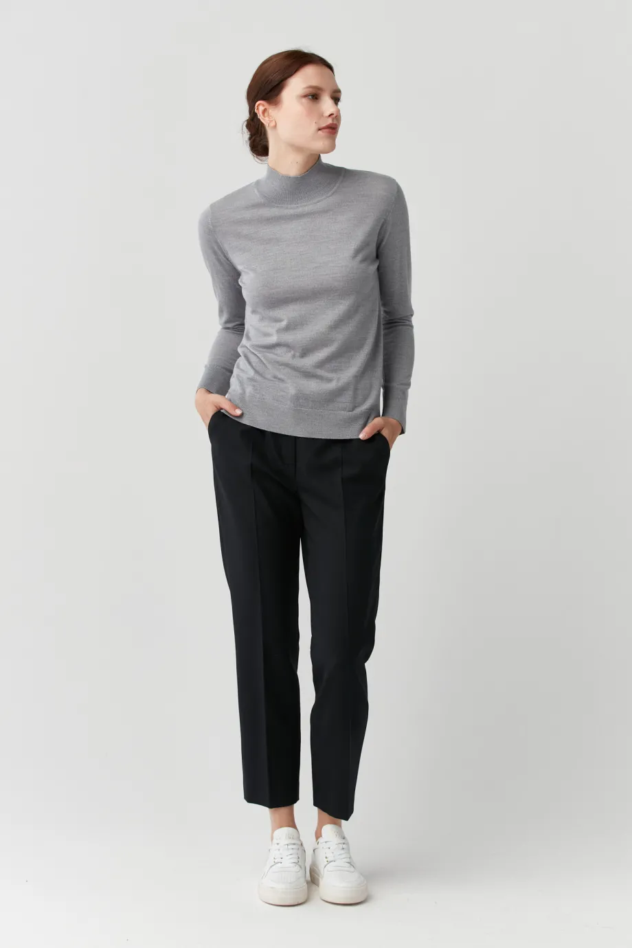 Roláková blůzka z merino vlny Julia Roláková blůzka z merino vlny Julia