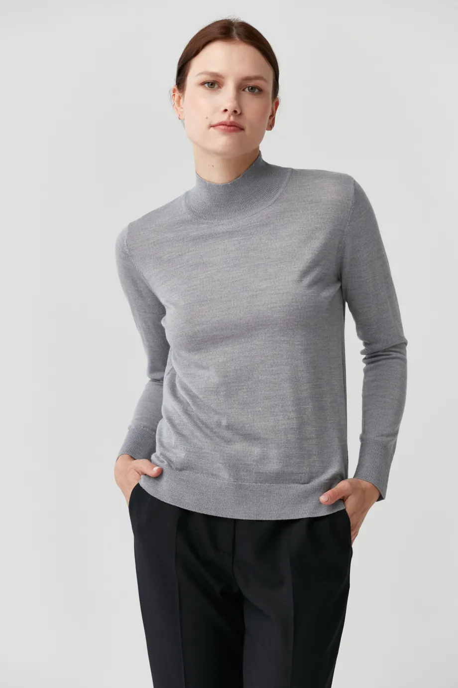 Roláková blůzka z merino vlny Julia Roláková blůzka z merino vlny Julia