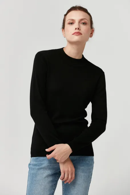 Blůzka s hedvábím polorolák Molly