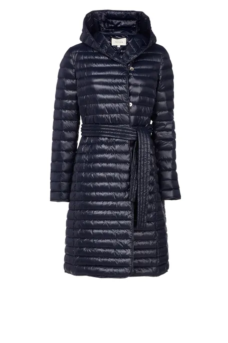Lehká péřová bunda s kapucí Mila
