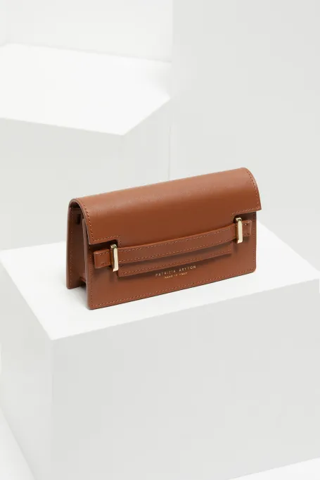 Kožená mini kabelka