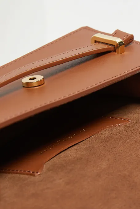 Kožená mini kabelka