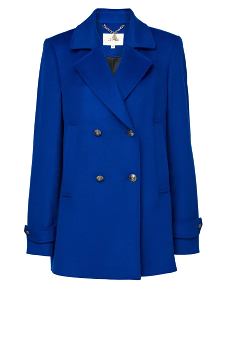 Dvouřadá vlněná bunda Clara