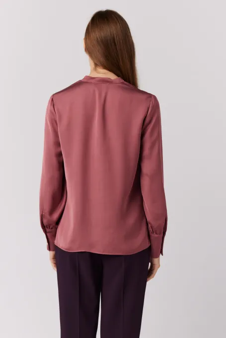 Halenka s knoflíky na manžetách