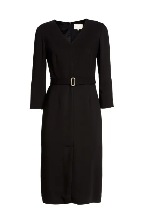 Černé šaty s páskem