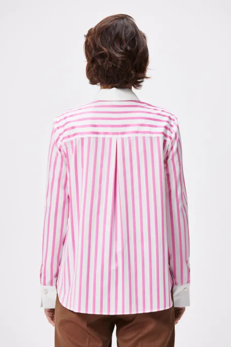 Bavlněná košile s pruhy