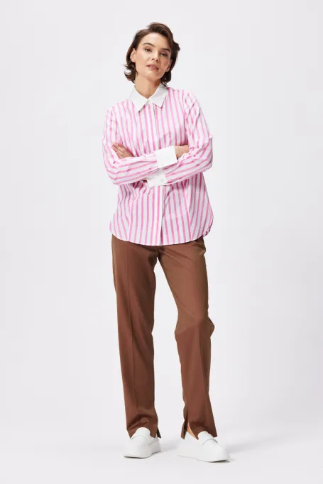 Bavlněná košile s pruhy