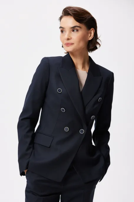 Námořnické dvouřadé sako k obleku Sophie