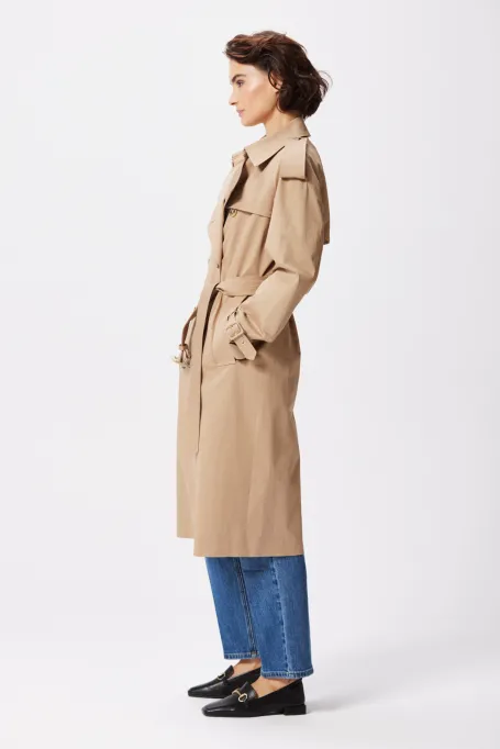 Kabát trenčkot s páskem Marie