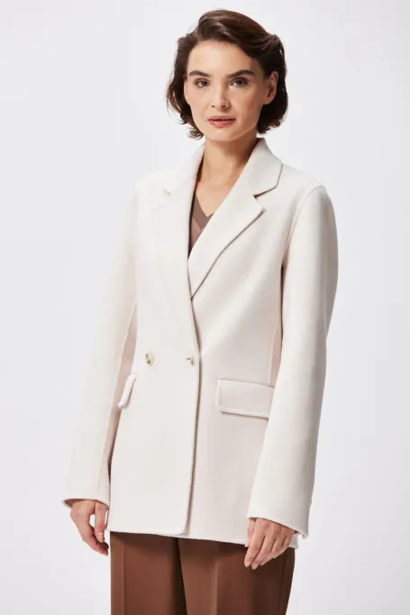 Bunda s hedvábím doubleface