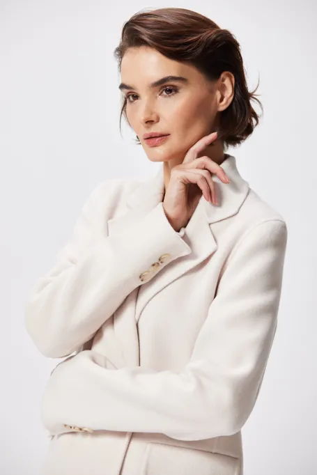 Bunda s hedvábím doubleface