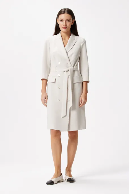 Dvouřadové šaty s páskem Elise