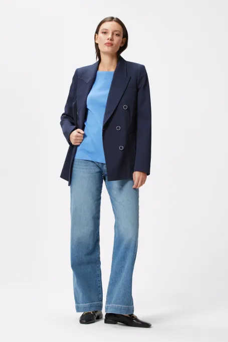 Námořnické bavlněné sako k obleku