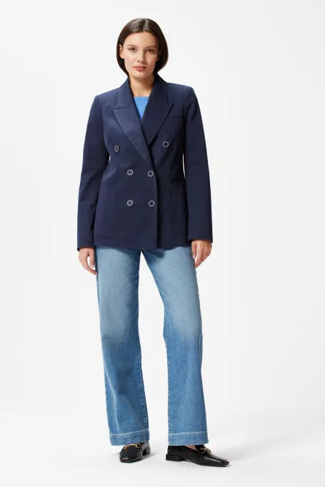 Námořnické bavlněné sako k obleku