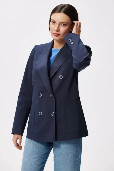 Námořnické bavlněné sako k obleku