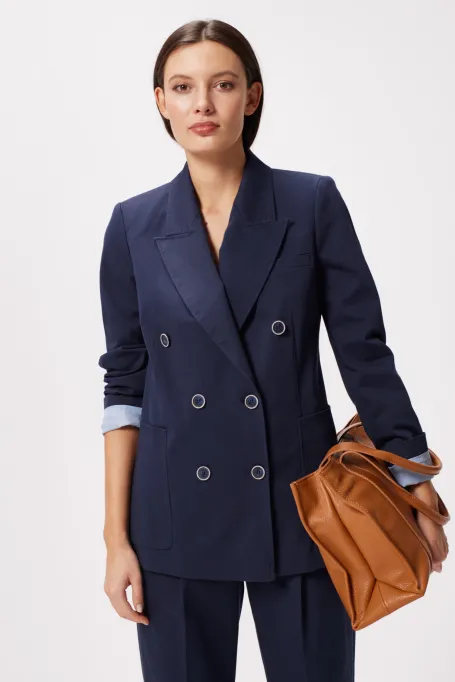 Námořnické bavlněné sako k obleku