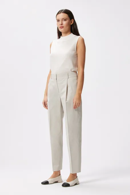 Bavlněné kalhoty s sklady