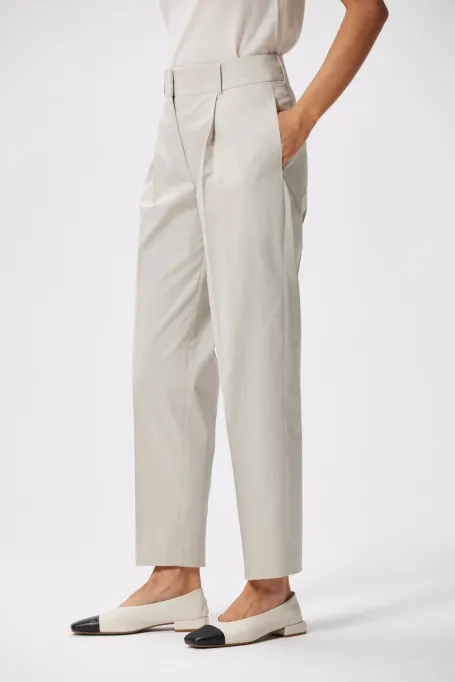 Bavlněné kalhoty s sklady