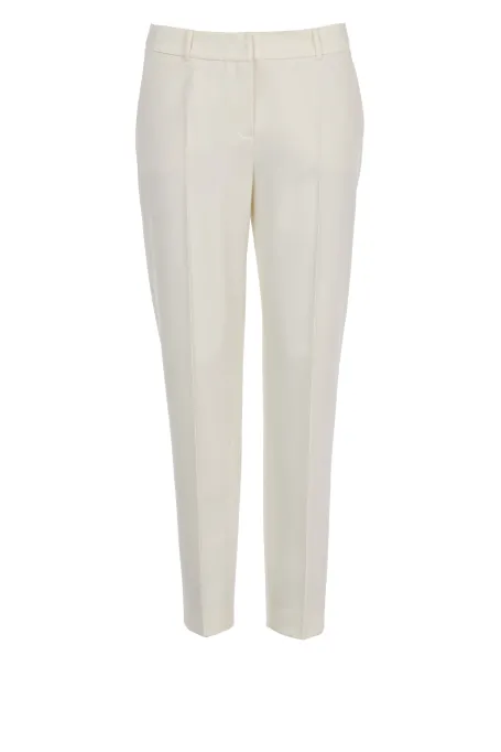 Bílé oblekové kalhoty Lotto