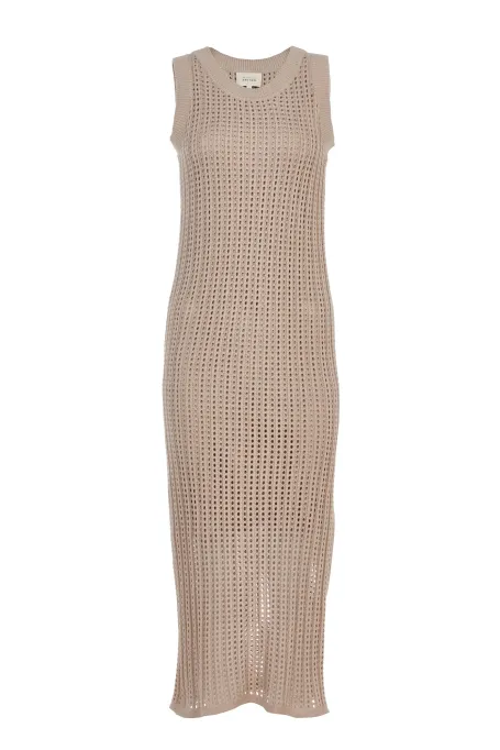 Ażurová midi šaty