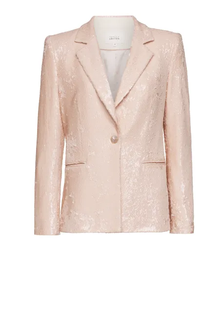 Flitrové sako k obleku