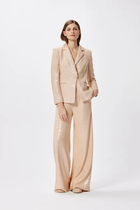 Flitrové sako k obleku