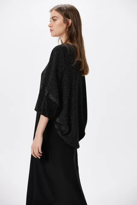 Černý kardigan