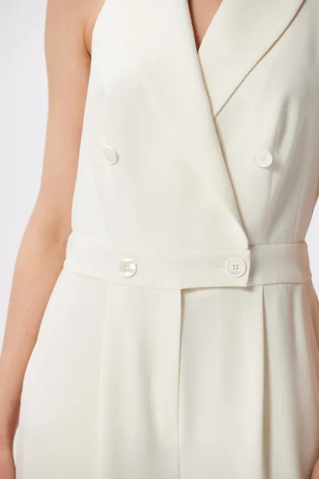 Kombinéza s halter dekoltem