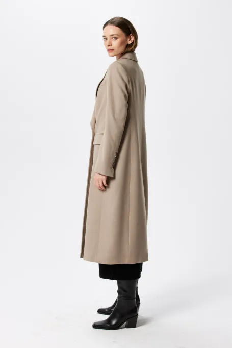 Vlněný kabát z kašmíru