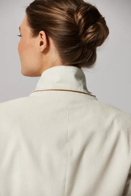 Bílý sako do obleku