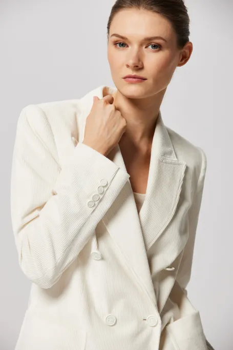 Bílý sako do obleku