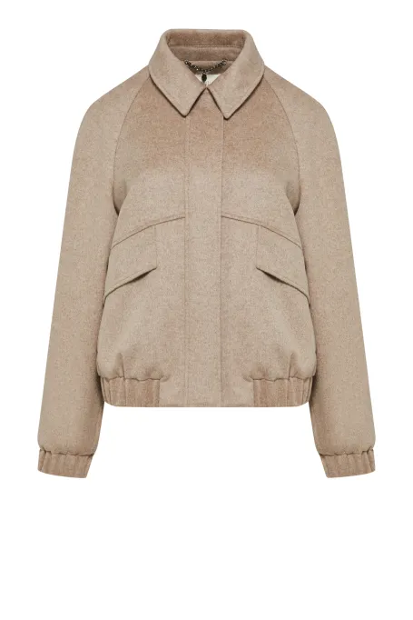 Krátká vlněná bunda