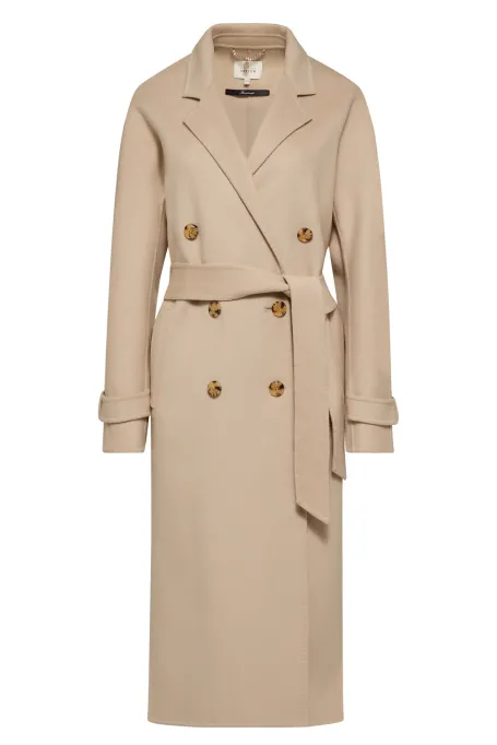 Kabát s hedvábím doubleface