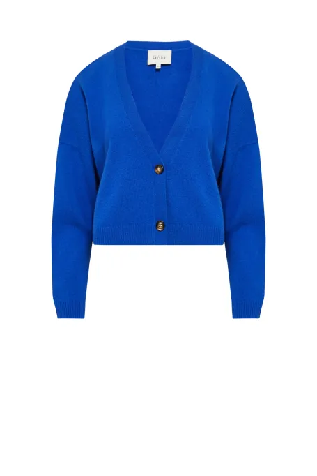 Krátký kardigan s kašmírem