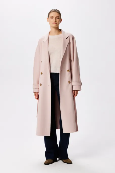 Kabát s hedvábím doubleface